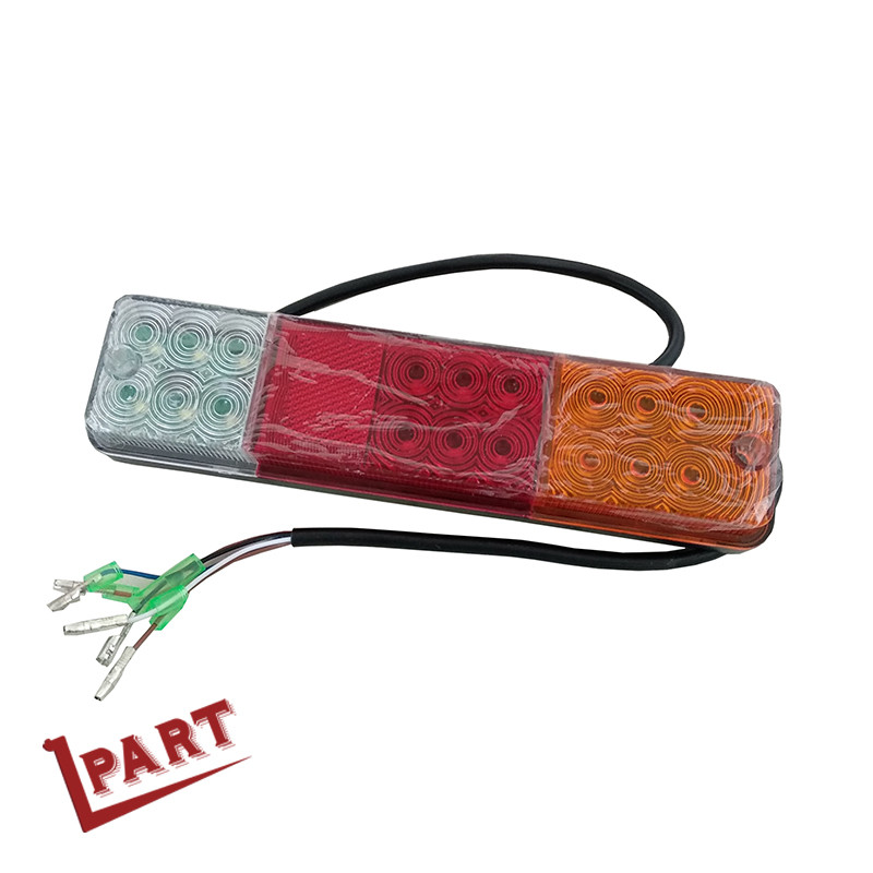 Rear Halo Forklift Pedestrian Safety Lights 12-80V With Adjustable Bolt