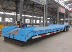 16 Tire Steel Semi Truck Trailer for Excavator Transport Gooseneck Lowboy Low