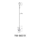 Rigging Rope Safety Wire Rope With Loop Lifting Slings 304 Stainless Steel