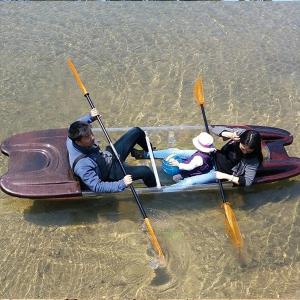 China Vacuum Forming Plastic Paddle Boat , Unbreakable Hard Shell Kayak For Competition factory
