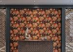 Flora Washable Vinyl Wallpaper / PVC Wall Covering Country Style For Bedroom ,