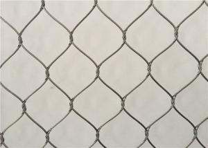 China High Strength SS Zoo Wire Mesh Hand Woven Anti - Rust Easy Installation factory