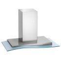 Transparent Glass Oven Hood , Range Hood Glass with Two Radian