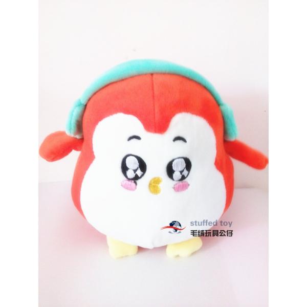 plush penguin animal stuffed for kids children pp cotton inside soft plush red with music player cool guy new fashion