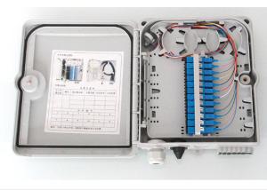 China Wall Mounted Fiber Optic Termination Box , ABS Housing Fiber Optic Junction Box With Extend Capacity factory