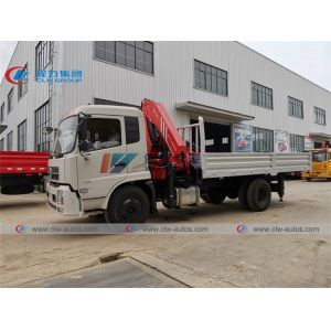 China Dongfeng Kingrun 10T Truck Mounted Knuckle Boom Cranes on sale