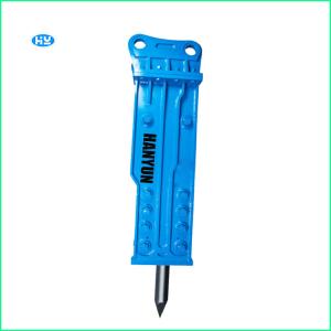 China Blue 85mm Chisel Hydraulic Rock Breaker Skid Steer Excavator Hydraulic Hammer factory