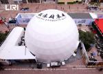 25m Outdoor Round Commercial Geodesic Dome Tents Spherical Show Canopy For Event