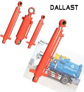 China 16-35 MPa Single Acting Telescopic Hydraulic Cylinders for Garbage Truck Station factory
