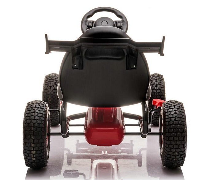 Adjustable Seat 4-Wheel Ride On Pedal Kart Car for Children Aged 3-8 G.W. N.W 15/13KG