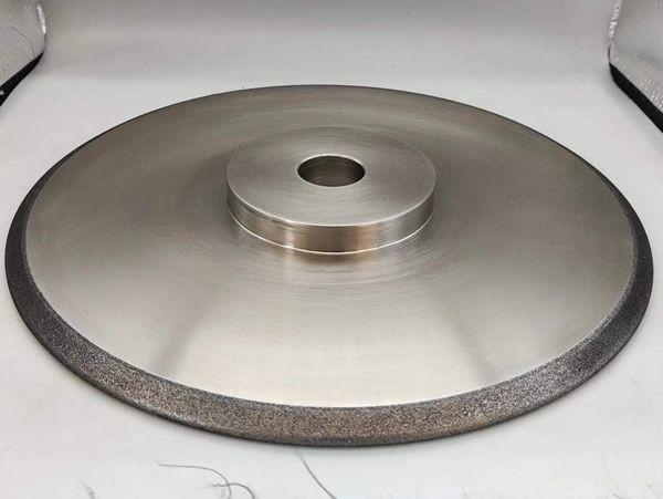 Steel Body Electroplated CBN Grinding Wheel Customized Diameter 300 Grit Number
