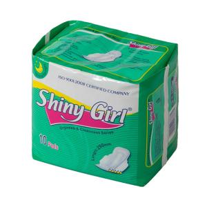 China ISO 9001 Women's Period Products Night Use Winged Cotton Pads For Women factory