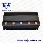 25 Meters 2.4G 4.9G 5.0G 5w Wifi Signal Jammer Device