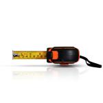 Nylon Coated Steel Tape Measure 7.5m 25ft Orange With Manual Lock