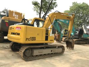 China Komatsu PC120 Second Hand Excavators 500mm Shoe Size 0.5m3 Bucket Capacity factory