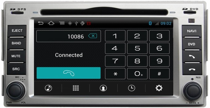 Ouchuangbo Car Radio Head Unit Android 4.0 for Hyundai Santa Fe 2008-2011 GPS Navi DVR S150 Platform OCB-008C