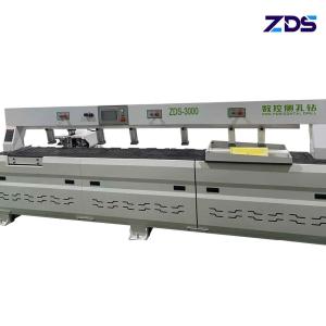 China Double Spindle White CNC Horizontal Drilling Machine For Side Hole factory