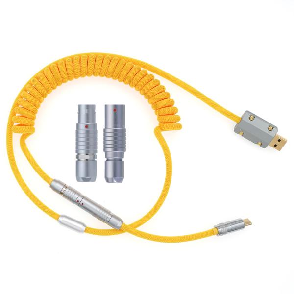 China Heavy Duty Connector Coupled Mechanical Keyboard Cable Docking Circular Plug Socket factory