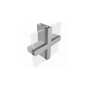 China Custom Curtain Wall Extruded Aluminum Profiles Anodised T5 T6 Temper on sale