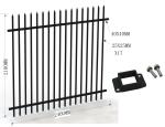 PVC Powder Coated Galvanized Metal Welded Wire Mesh Fence
