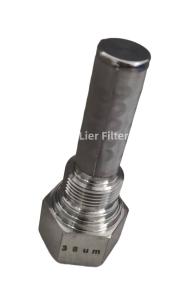China Lower Resistance Large Flow Capacity 38um Metal Valve Filter Element factory