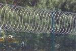 CBT-65 Concertina Razor Barbed Wire 304SS Ribbon Helical Fence 800mm Diameter