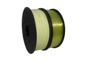China Transparent Yellow PLA PVA 3D Printer Filament Plastic Rod For 3D Printer factory