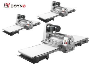 China 35mm Roller Bread Dough Sheeter Commercial Spraying Plate Pizza Dough Press factory