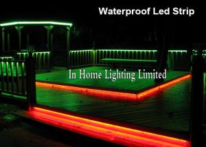 China 3528SMD RGB LED Strip Lights For Stair Lighting , 24V Double PCB Christmas Strip factory