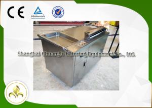 China S/S Barbeque Mobile Teppanyaki Grill Outdoor Flat Top Griddle High Efficiency factory
