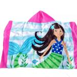 High quality children's waterproof poncho rain towel surf poncho raincoat poncho