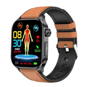 China ET580 SmartWatch IP68 Waterproof ECG Blood Pressure Monitoring Smart Watch factory