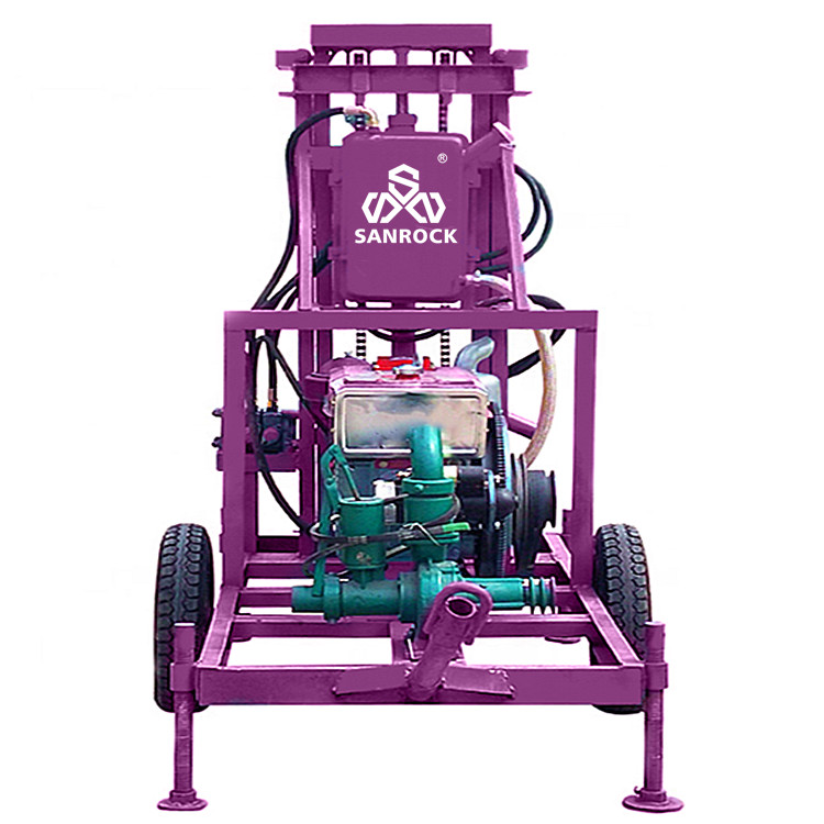Portable Water Well Drilling Equipment Hydraulic Small Water Drilling Rig Machine