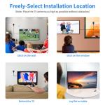 28dBi High Gain Uhf Best Wireless Caravan 4k Wall Mount Vertical Active Tv