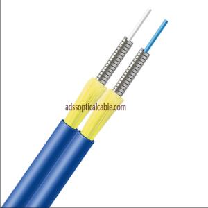 China Indoor 900um Multimode Armored Fiber Optic Cable 2 Core GJSFJBV factory