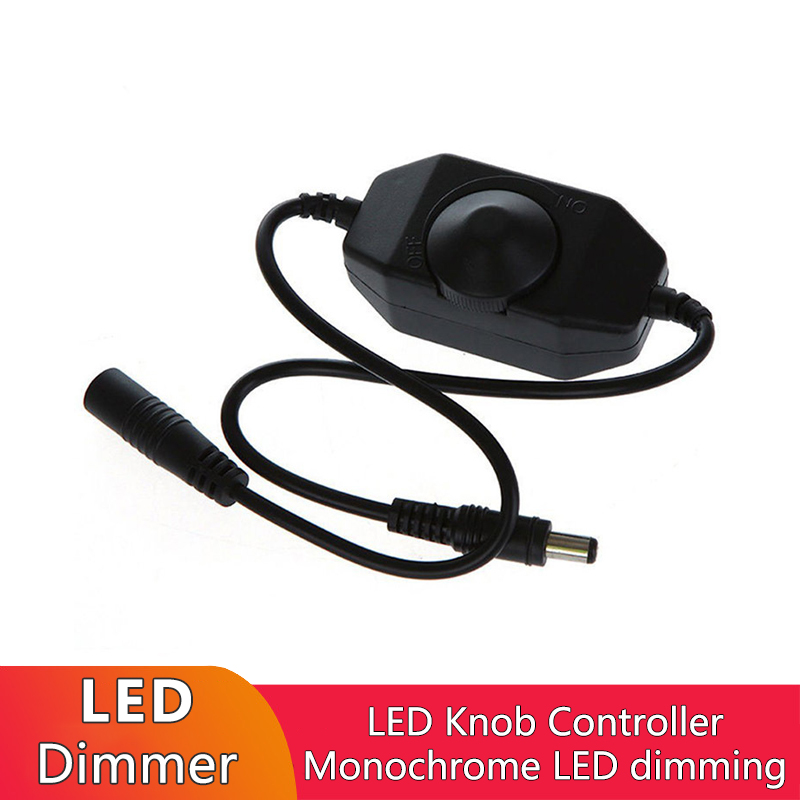 Single Color LED Controller Dimmer , PWM Manual LED Knob Switch