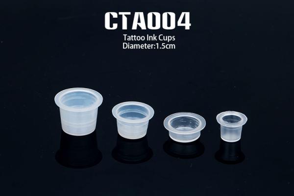 Plastic Tattoo Accessories Tattoo Color Ink Pigment Cups Small Middle Large Ink