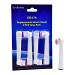Round Electric Toothbrush Heads Replacement Improve Oral Hygiene RoHS Certified