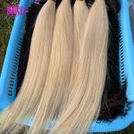 Dyed Bleached 195g 313 Blonde Human Hair Extensions