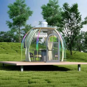 China China Factory Pc Dome Hotel Tent Bubble Dome House Modular Prefab Dome House For Resorts factory