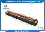 Police Road Tyre Spike Barrier With Reflective Strip , Tyre Deflation Spikes