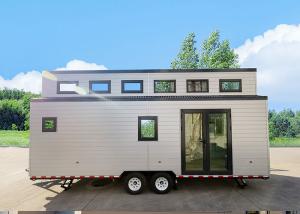 China AS/NZS Standard Prefab Light Steel Prefab Tiny House Featuring Metal PU Sandwich Panel Wall And Trailer factory
