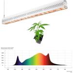 Dimmable Waterproof LED Grow Lights For Cannabis Chamber 1135*106*85mm
