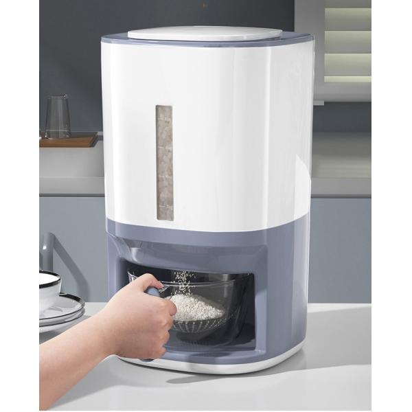 Insect Proof Automatic 10kg Rice Storage Container Household Storage Organization