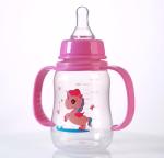 5oz 130ml Standard Baby Feeding Bottle With Double Handle PP FDA EN14350