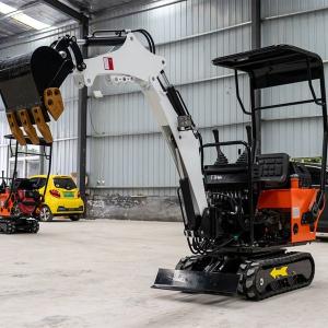 China Kubota Engine Mini Digging Machine Small Wheeled Excavator factory