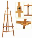 Bamboo Adjustable Artist Painting Easel Tripod Stand For Painting OEM Avaliable