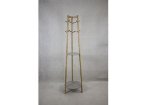 China 12 Hanger 10kg 170cm Height Coat Rack With Shoe Bench factory