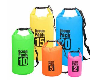 China 2L 5L 10L 15L 20L 30L Dry Bag PVC Sack Floating Boating Ocean Pack factory