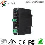 10 / 100M Din Rail Mount UTP Video Extender , IEEE802.3at 30w Network Video